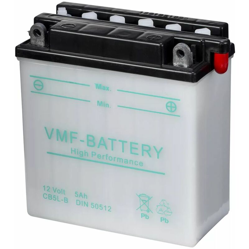 

Batería para motocicleta VMF Powersport, 12 V 5 Ah CB5L-B - Multicolor