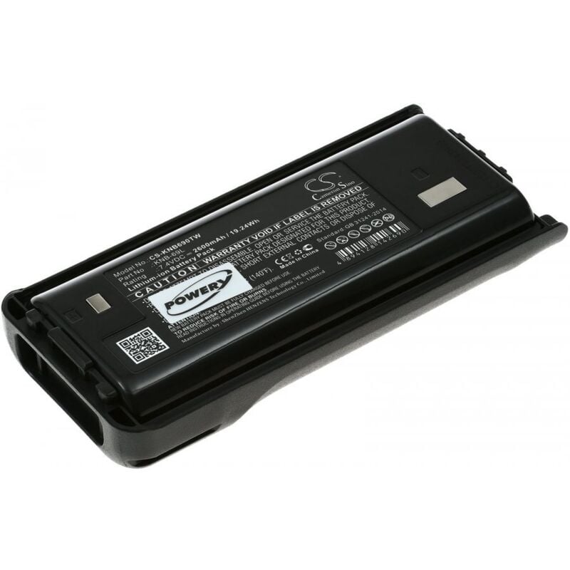 

Powery - Batería para radio emisora Kenwood TK-D240 / TK-D340