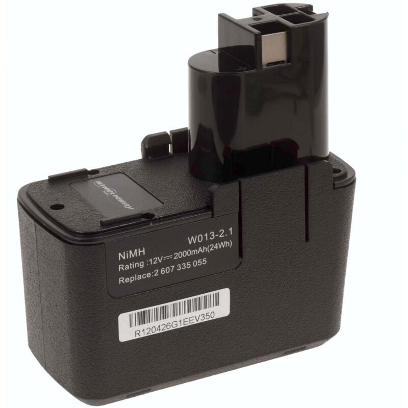 

Powery - Batería para Würth MASTER (con empuñadura central) Taladro ABS 12-M2