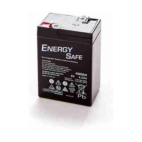 Batería Pb AGM VRLA Serie Energy Safe 6 V 4,5 Ah C20 (F1)