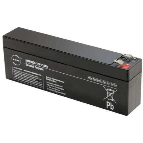 Bateria Plomo Agm 12v 2,6amp 178x60x35mm Bat3011