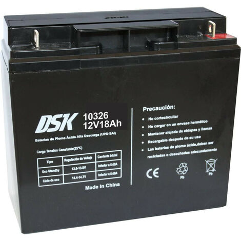 Batería Plomo AGM DSK 10326 12V 18Ah
