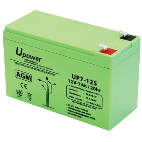 BATERIA PLOMO ALARMA 12V 7.000MAH