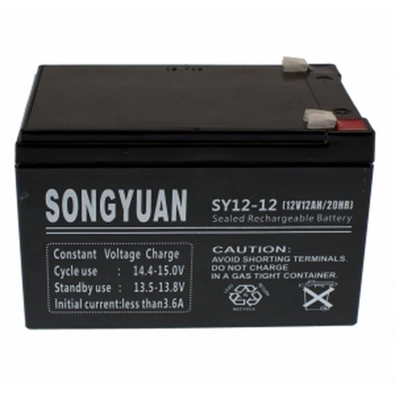 

Songyuan - Bateria Plomo Sellada Recargable 12V / 12Ah Ref Sy12-12 Np12-12 Fg21202 Lc-Ra1212Pg1 Np12-12