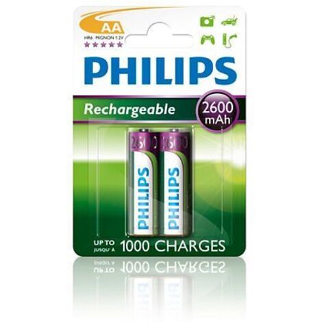 BATERIA R6 NI-MH 2.600MAH BLISTER X2 PHI