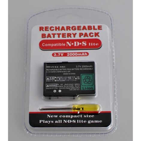 Batería Recargable de Ion-Litio para  NDS Lite