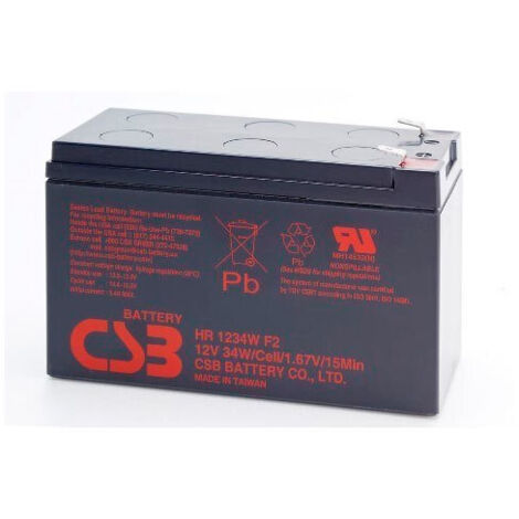 Batería Riello BAT12-9R             9Ah 12V