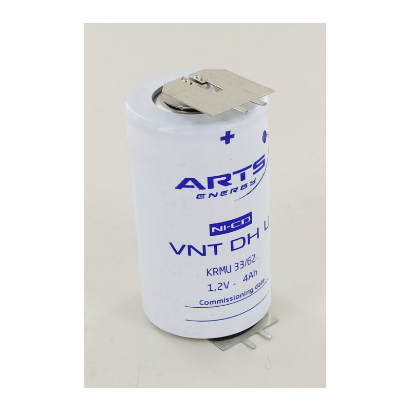 

Batería Saft 1.2V 3.7Ah VTD doble picots +/- 791602