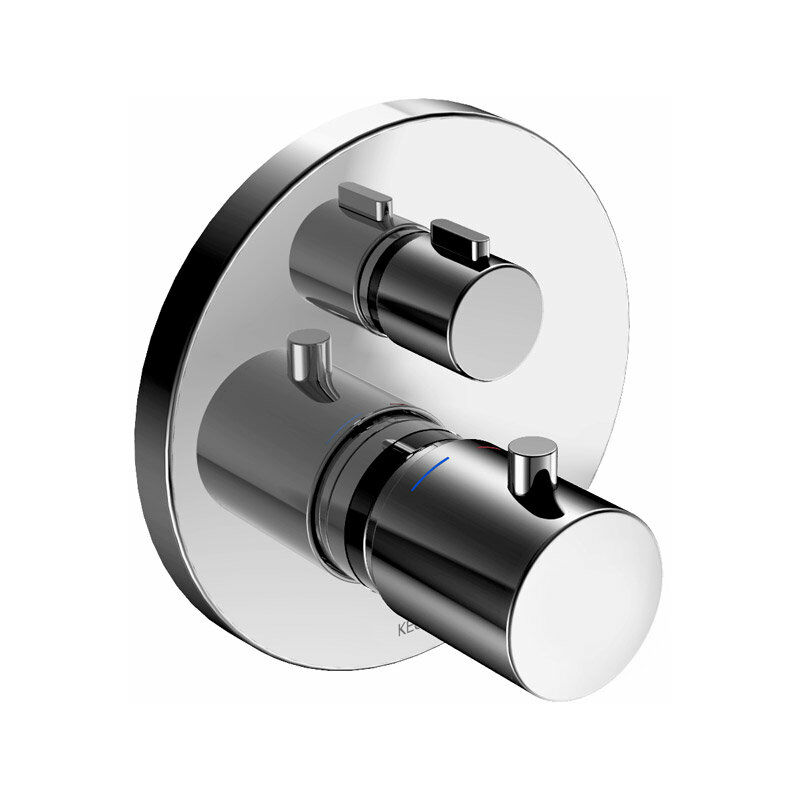 

Keuco Gmbh&co.kg - Batería termostato Keuco Edition 400 51574, válvula de cierre y cambio, empotrada, redonda, cromada - 51574010181