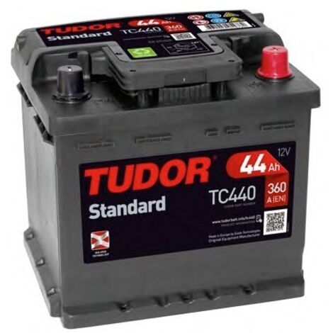 BATERIA TUDOR 44AH 360 ARRANQUE TC440