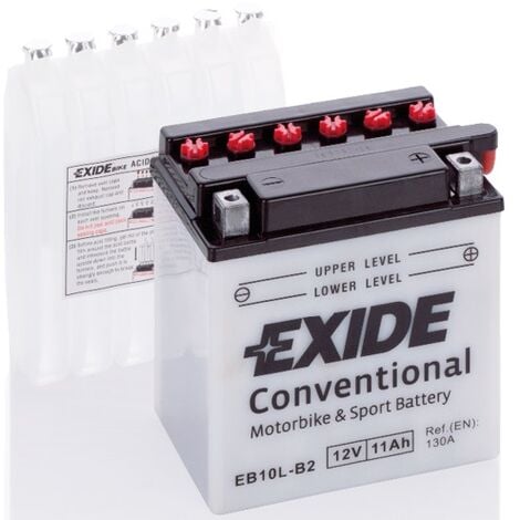 Batería Tudor YB10L-B2 para moto Exide