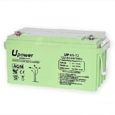 Batería U-Power AGM 12V 65Ah