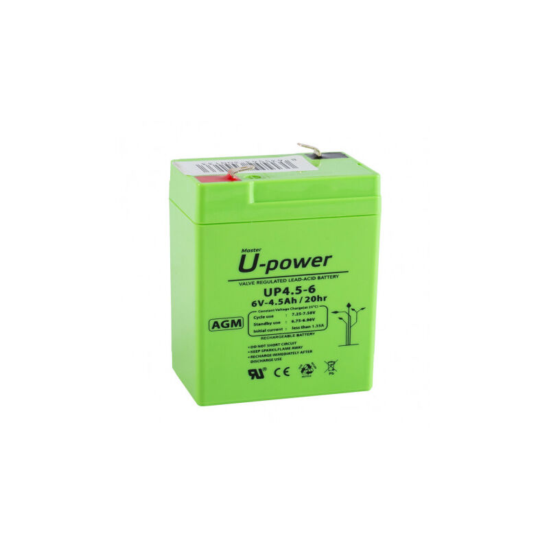

Batería U-Power AGM 6V 4.5Ah