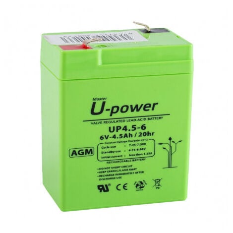 Batería U-Power AGM 6V 4.5Ah