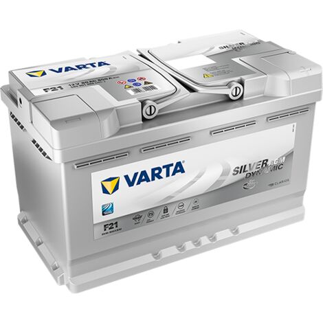 Batería VARTA F21 Silver Dynamic AGM 80Ah 12v: Largo 315 x Ancho 175 x Alt 190mm