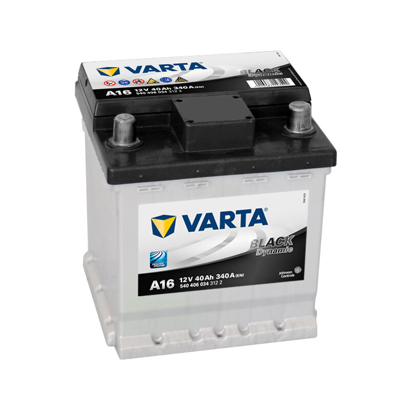 Varta - Batería A16 Black Dynamic 40Ah 12v: Largo 175 x Ancho 175 x Alto 190mm