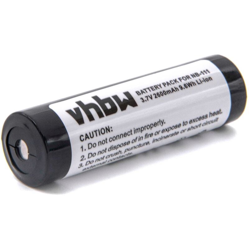 

Batería 2600mAh (3.7V) para reproducir SHARP MD-CS100, MD-MS100, MD-MS200, MD-SS70 sustituye BP-1600R, AD-MS10BT, NB-111, NB111. - Vhbw