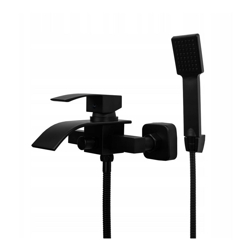 Bateria Wannowa Wodospad Wylewka Kaskada Czarna Kran Do Łazienki Elva