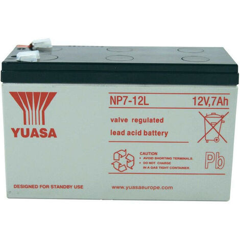 Batería 12V/12Ah YUASA NP12-12 AGM - Mundo Baterías