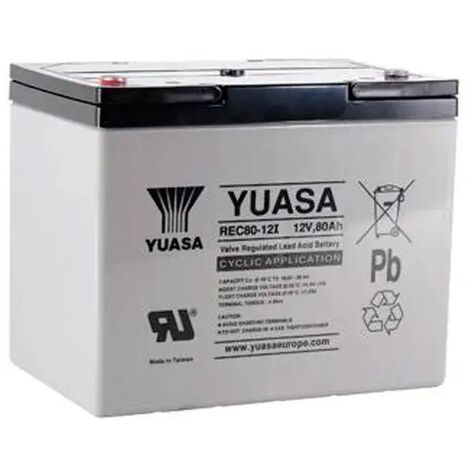 Batería Yuasa REC80-12 80Ah 12V