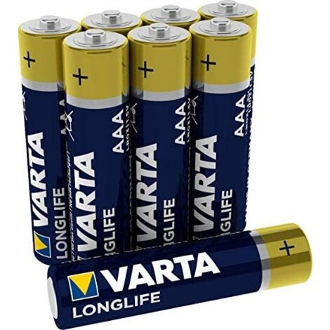 Baterías largolife AAA, 8-er VARTA