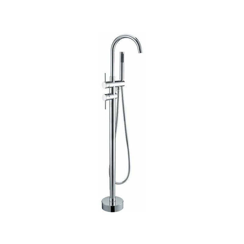 Free-standing Bath Faucet REA Lungo Ortis Chrome