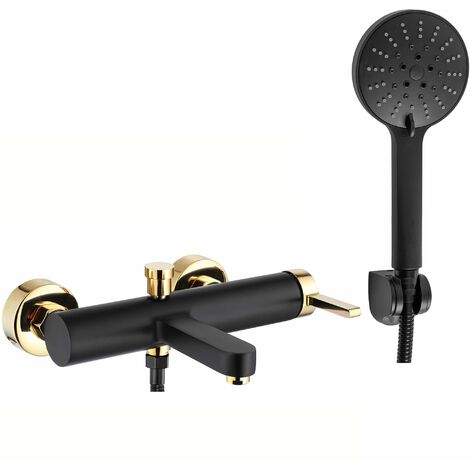 Bath Faucet REA Polo Black Gold