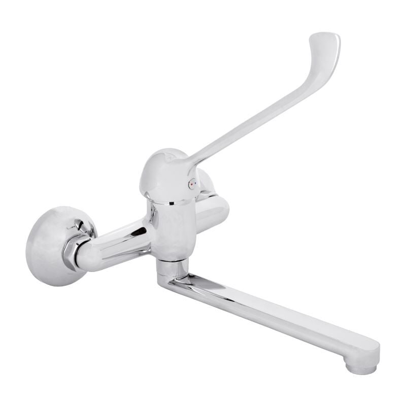 Invena - Bath Filler Mixer With Extended Easy Lever Swivel Spout, Disabled, Mobility