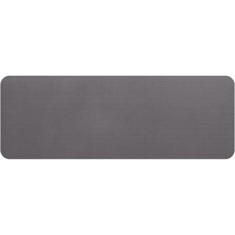 Bath Mat Rubber Non Slip Absorbent Bathroom Rugs Quick Dry Bath Rug for Kitchen, Bathtub Side Floor, Shower Room Dark Grey (43 x 120cm)