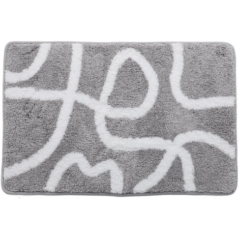Bath Mat Strong Water Absorbent Prevent Slip Bathroom Floor Mat for Home Entryway 50 X 80cm Type B 50 X 80cm