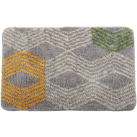 Bath Mat Strong Water Absorbent Prevent Slip Bathroom Floor Mat for Home Entryway 50 X 80cm Type C 50 X 80cm