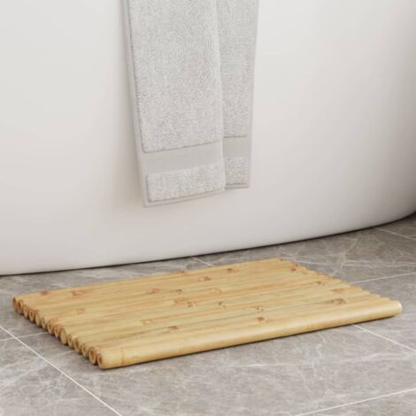 Bath Mats 2 pcs 50x35 cm Bamboo vidaXL