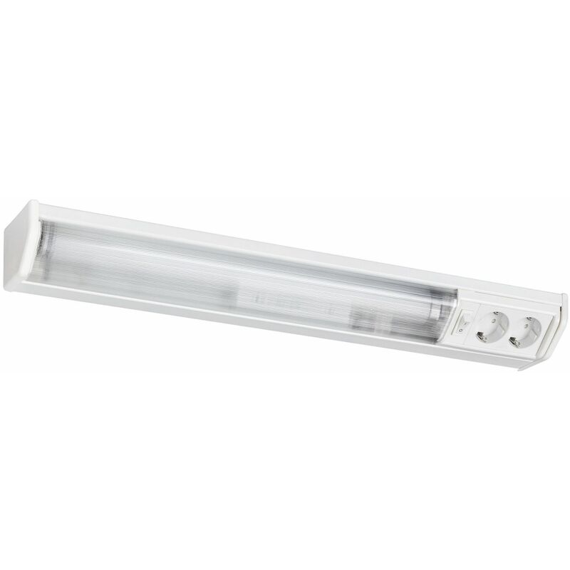 Image of Rabalux - Bath metallo luce bianca l plastica: 8.5 cm b: 60,5cm h: 6.5cm con interruttore