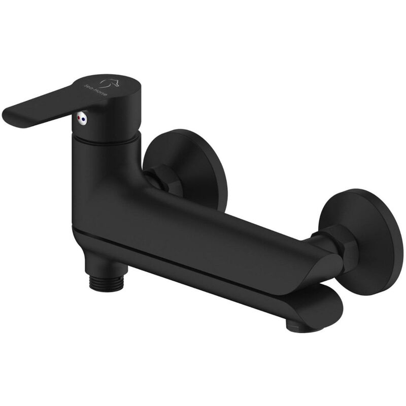Bath/Shower Fold-Out Faucet Movable Spout Foldable Mixer Black Finished Brass