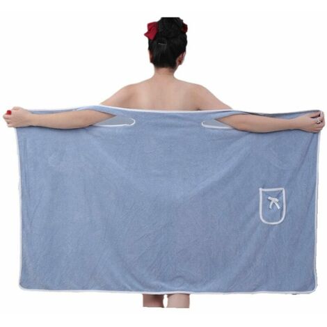 Bath Towel Ultra Soft Absorbent Bath Towel for Women, Coral Fleece Bath Towel, Wrap with Waterproof Shower Cap 80x150cm