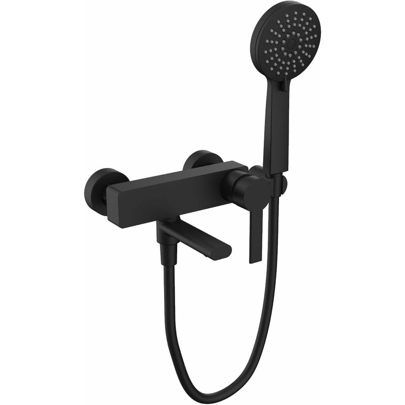 

HB-GR4008B INFINITY B16 Grifo Baño/Ducha Externo Negro Mate - Bathme