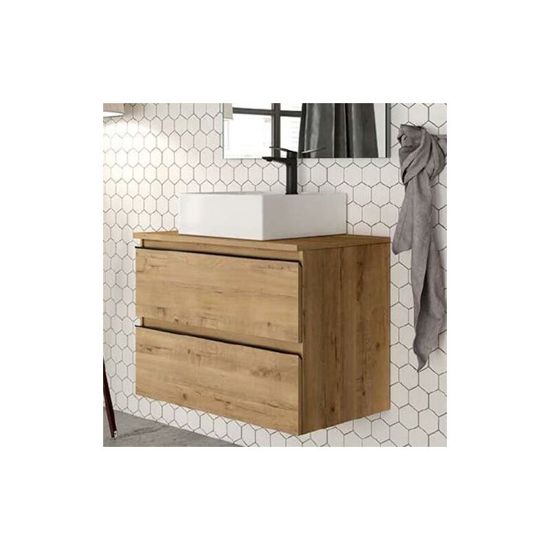 

BATHME MADISON SQUARE Mueble+Lavabo Roble Ostippo - Medida: 80 CMS