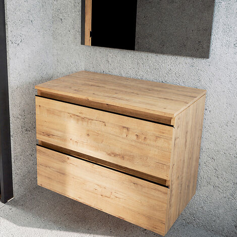 Mueble bajo lavabo Ingmarsö bambú 60 x 67 x 30 cm natural [en.casa]