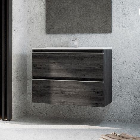 BATHME MADISON TOP Mueble de Baño con Lavabo Ebony - Medida: 60 CMS - ref: CNB161YY+SA.LIECO6146