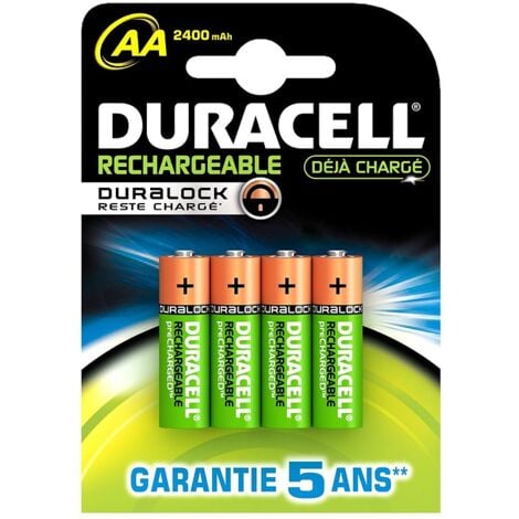 Pile rechargeable LR6 (AA) NiMH Duracell PreCharged HR06 2500 mAh 1.2 V 4 pc(s)