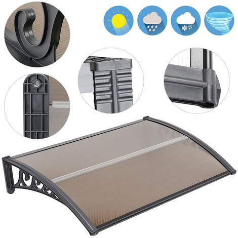 BATHRINS®Marquise de Porte en Polycarbonate 80*120 cm