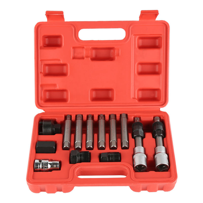 ®Outil De Réparation De Voiture Extracteur De Ceinture Moteur avec boîte bleu - Bathrins