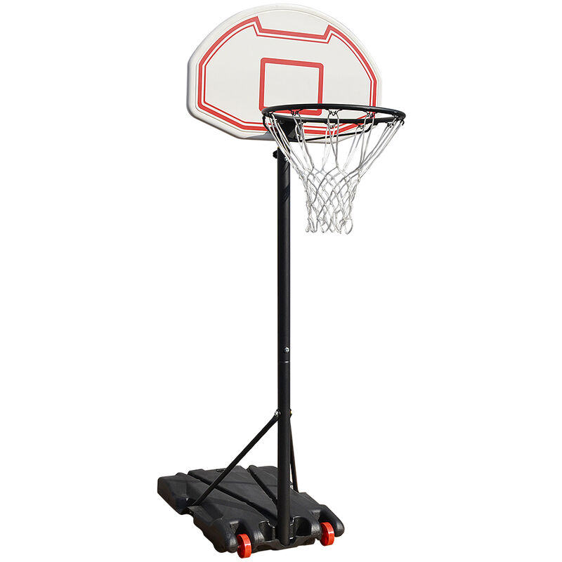 ®Panier de basket-ball Portable Système de filet sur roues 73*53*246cm - Bathrins