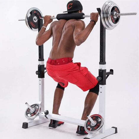 BATHRINS®Squat Rack/Fitness/Panca Fitness/Rimovibile/Capacità di carico di 200 kg