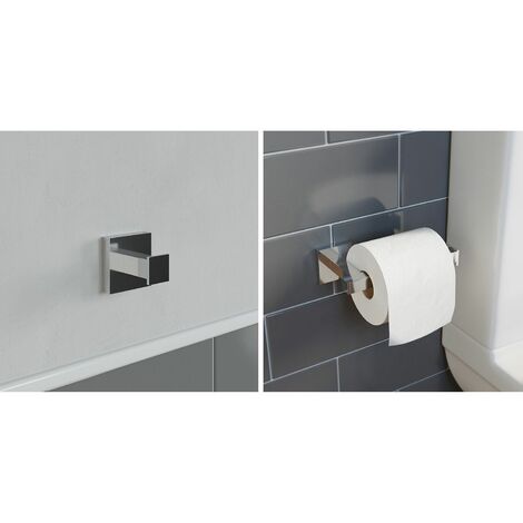 Free standing Toilet Paper Holder with reserve (Stainless Steel) — Marmolux