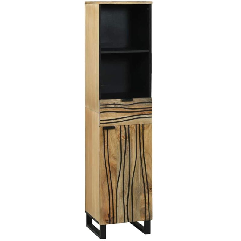 Vidaxl - Bathroom Cabinet Brown 38 X 33 X 160 Cm Solid Mango Wood