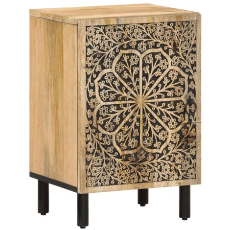 Bathroom Cabinet 38x33x58 cm Solid Wood Mango vidaXL