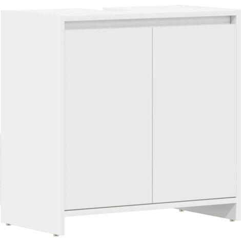 Bathroom Cabinet White 60x33x61 cm Engineered Wood vidaXL