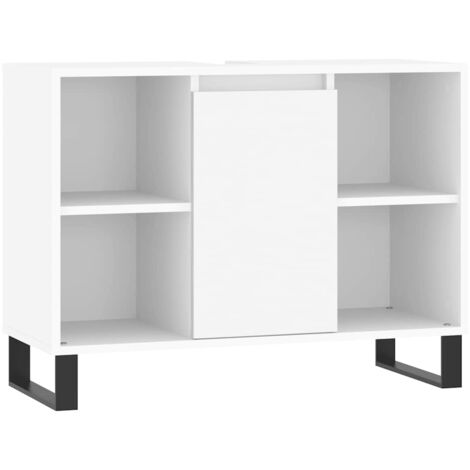 Bathroom Cabinet White 80x33x60 cm Engineered Wood vidaXL