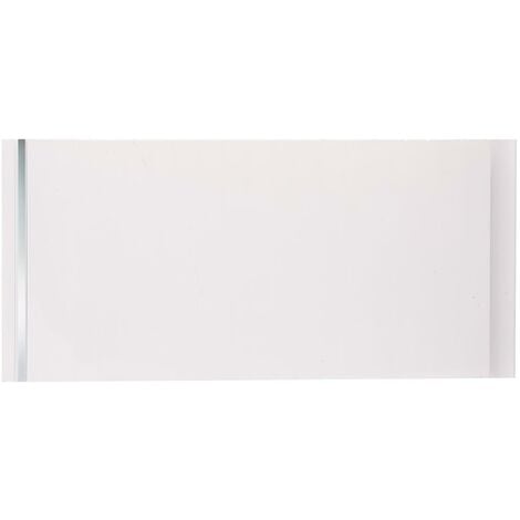 STARLINE Bathroom Ceiling Cladding Panels Moderna White & Silver PVC 200x2600mm - 2.6m2